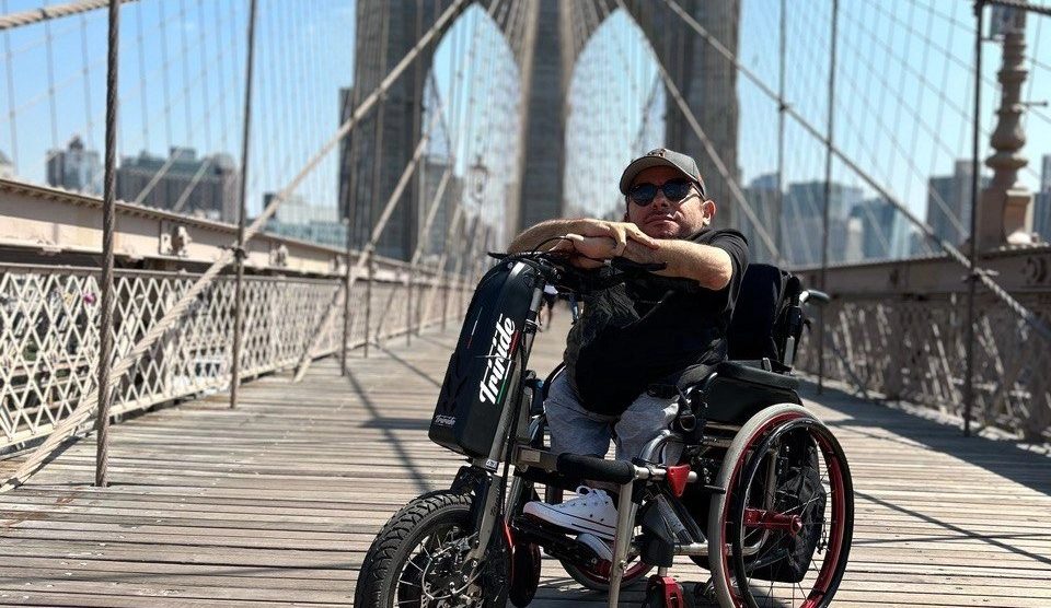 Mattia Muratore a New York - foto da Facebook