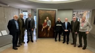 Monza Ospedale San Gerardo quadro Giovanni Verga