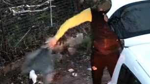 Monza abbandono rifiuti fototrappola