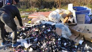 I rifiuti elettronici abbandonati a Sant'Albino