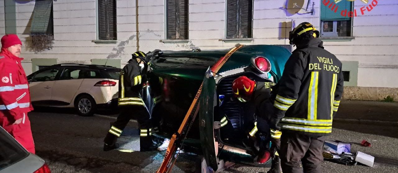 Monza 2025 via Pisacane incidente