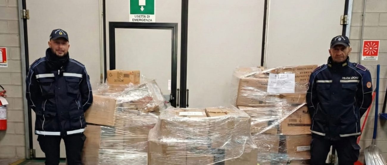 Seregno 2025 Polizia locale fuochi d'artificio sequestro