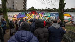 Monza 2025 centro anziani nuovo murales