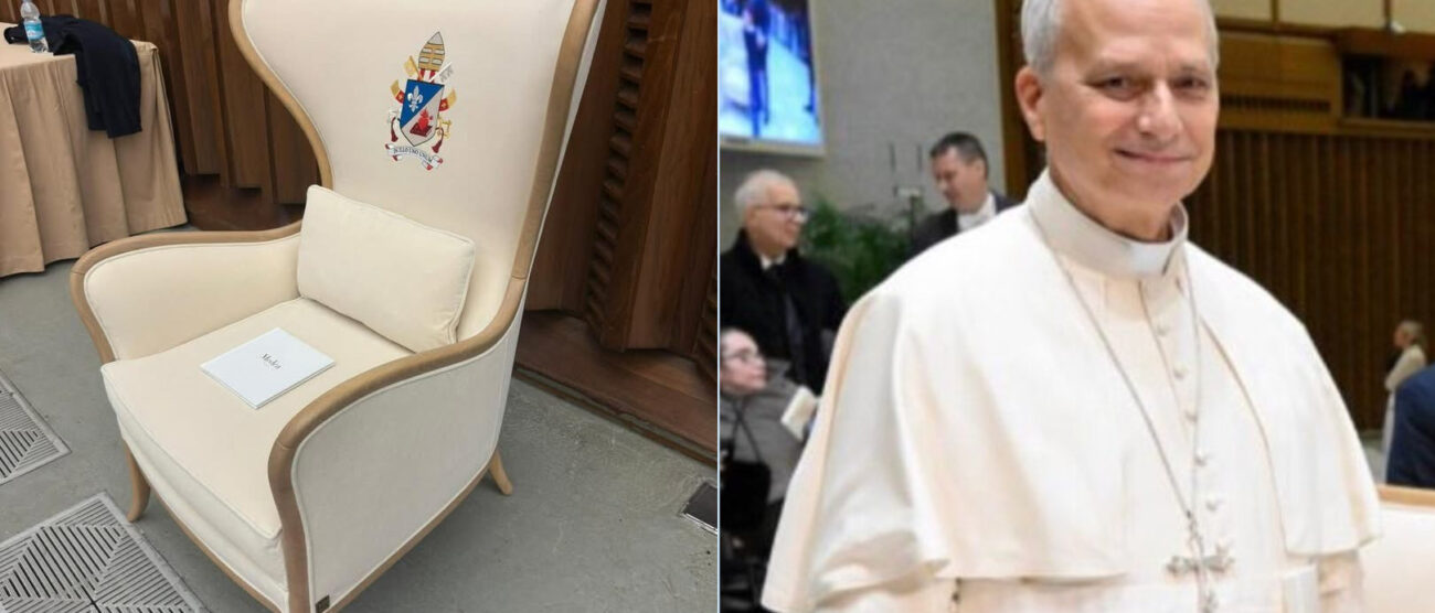 La poltrona per Leone XIV