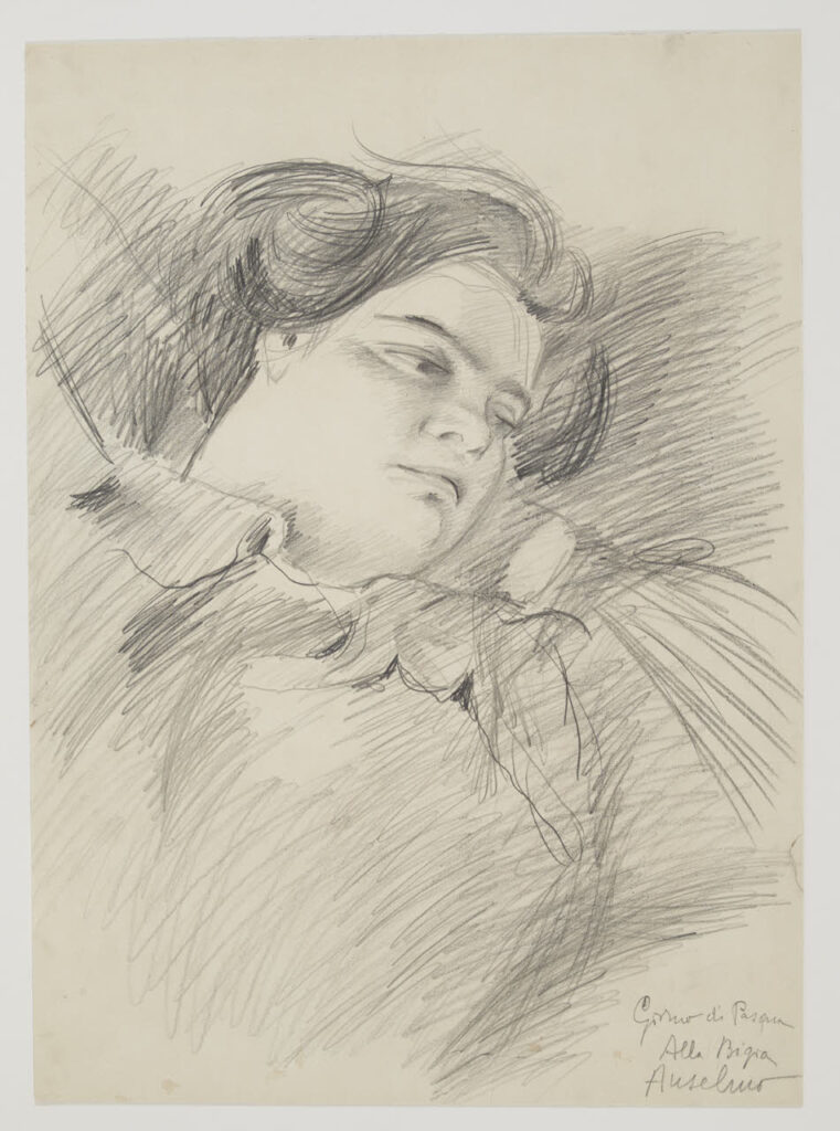 Arte Anselmo Bucci La sorella Emilia detta Bigia