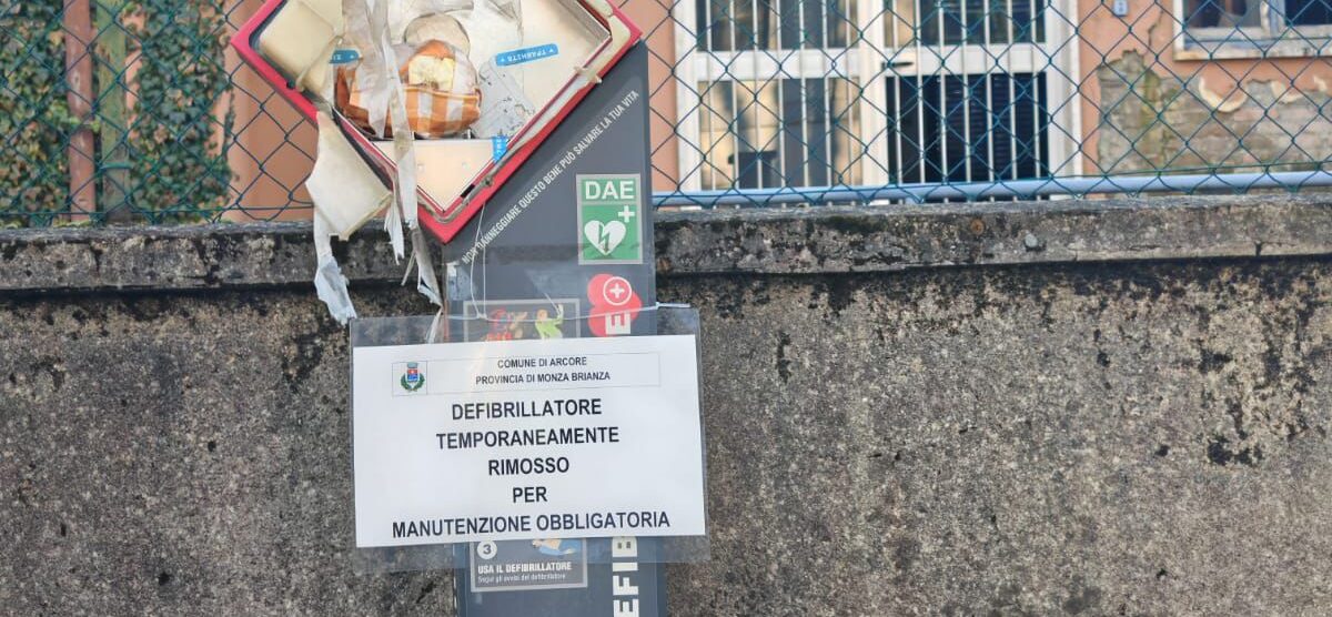 Arcore defibrillatore Cascina del Bruno - foto Pd