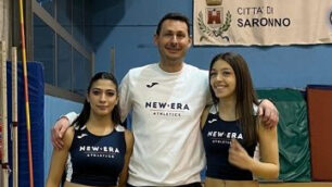 Atletica Monza New Era da sinistra Sirine Ahmina, Edi Viganò 2026