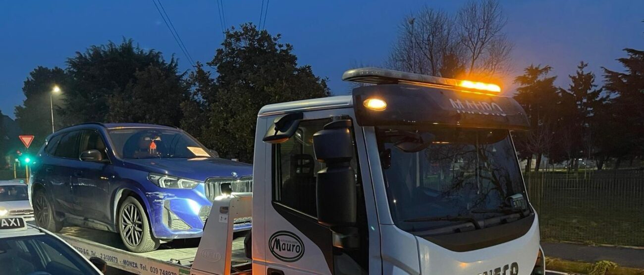 Brugherio auto all'asta - foto Polizia locale