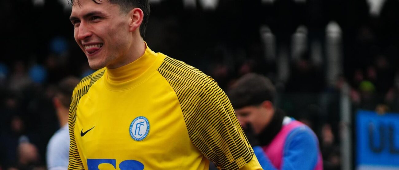 Calcio Folgore Caratese il portiere Daniel Salvalaggio