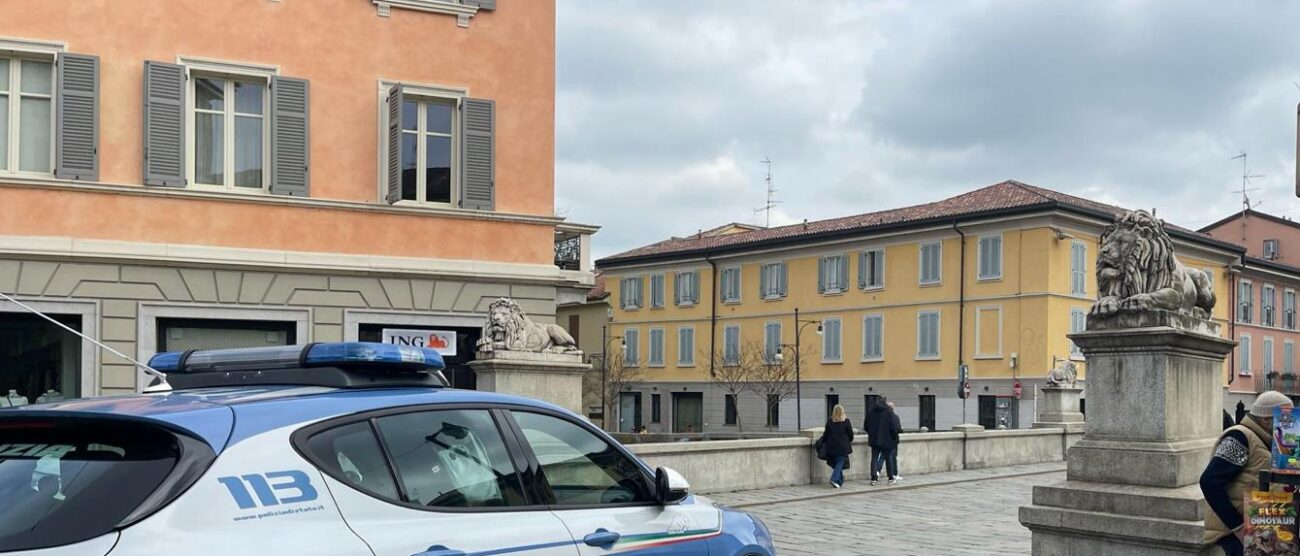 Monza ponte dei leoni polizia di Stato