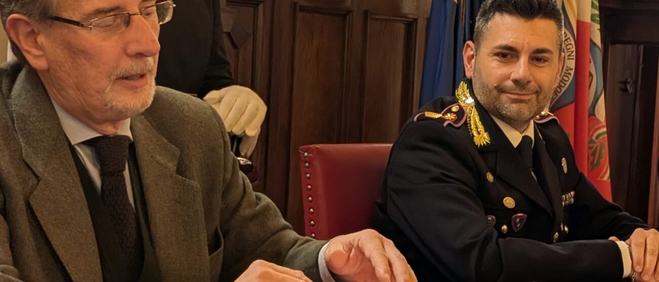 Il report 2025 della attività della Polizia locale di Monza: da sinistra il sindaco Paolo Pilotto e il comandante Giovanni Dongiovanni