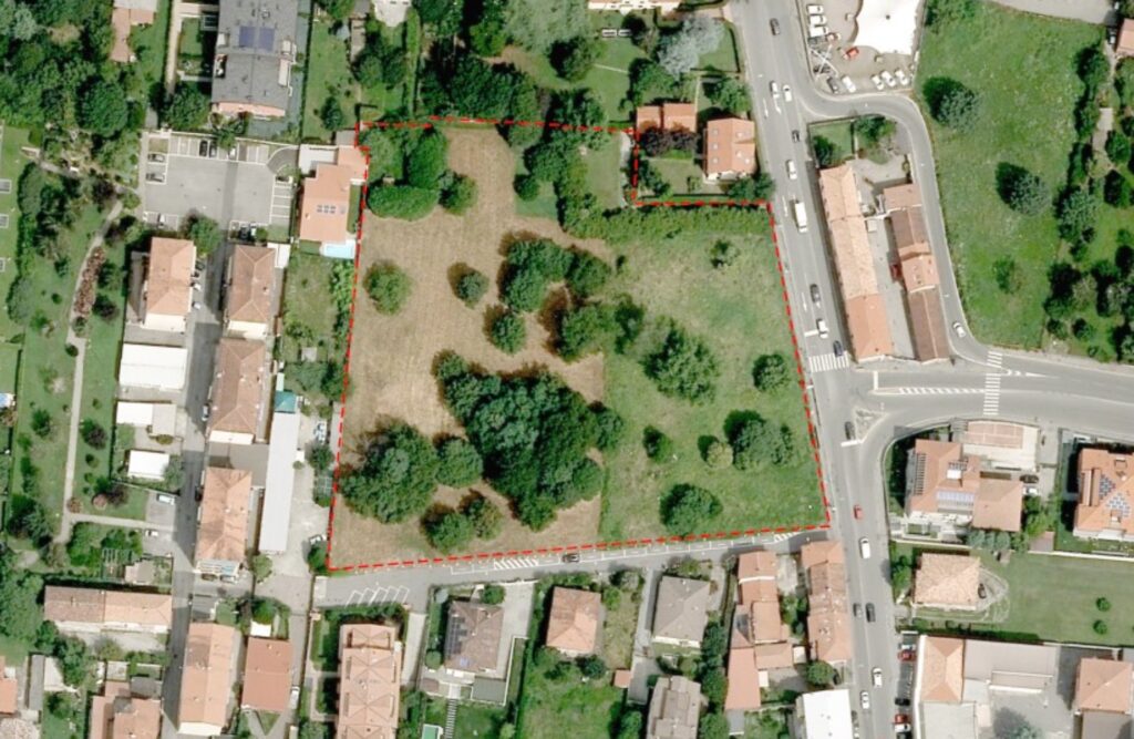 L'area del piano attuativo di via Boito a Monza