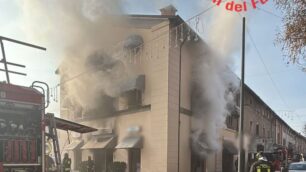 I vigili de fuoco a Muggiò