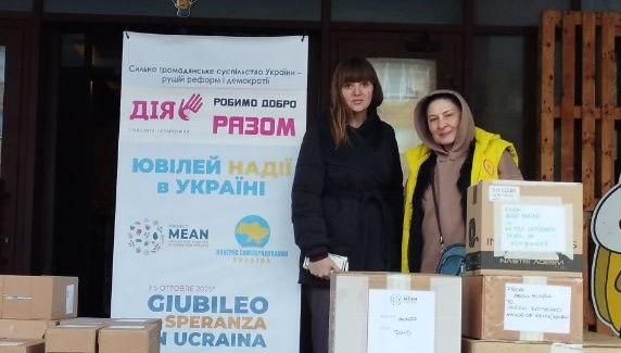 I doni consegnati ai bambini di Kharkiv