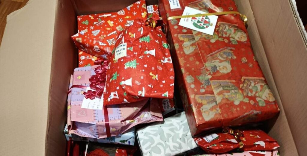 I doni consegnati ai bambini di Kharkiv