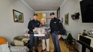 L'ex poliziotto centenario Vincenzo Zampino