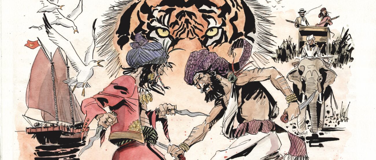 Carlo Rispoli, Le Due Tigri dal romanzo di Emilio Salgari