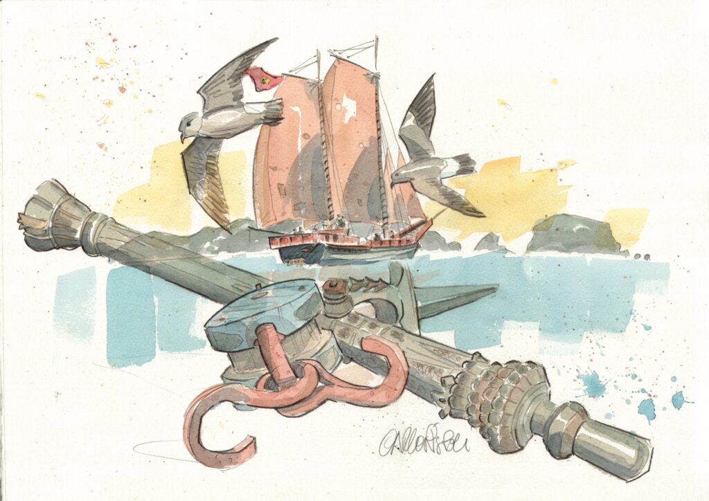 Carlo Rispoli, Le Due Tigri dal romanzo di Emilio Salgari