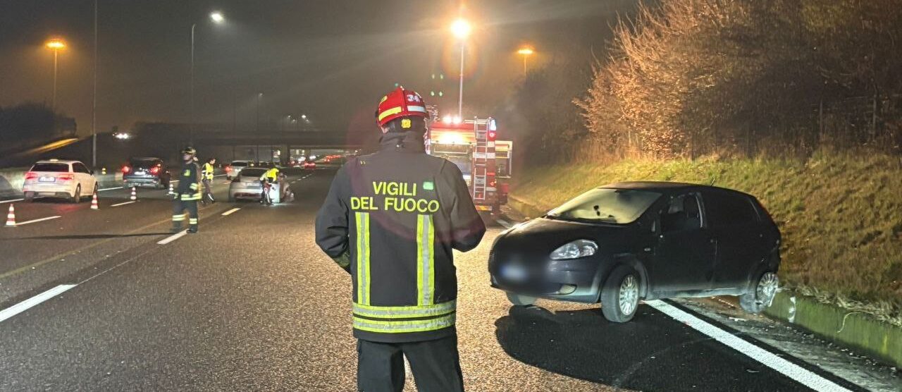 L'incidente in Valassina all'uscita di Carate Brianza