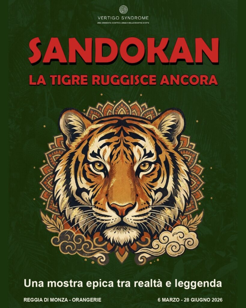 Il manifesto della mostra su Sandokan