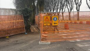 Monza Brianzacque cantiere viale Campania