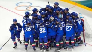 Coni Olimpiadi MIlano Cortina Italia Hockey ghiaccio Arena Santagiulia - foto Scaccini/Coni
