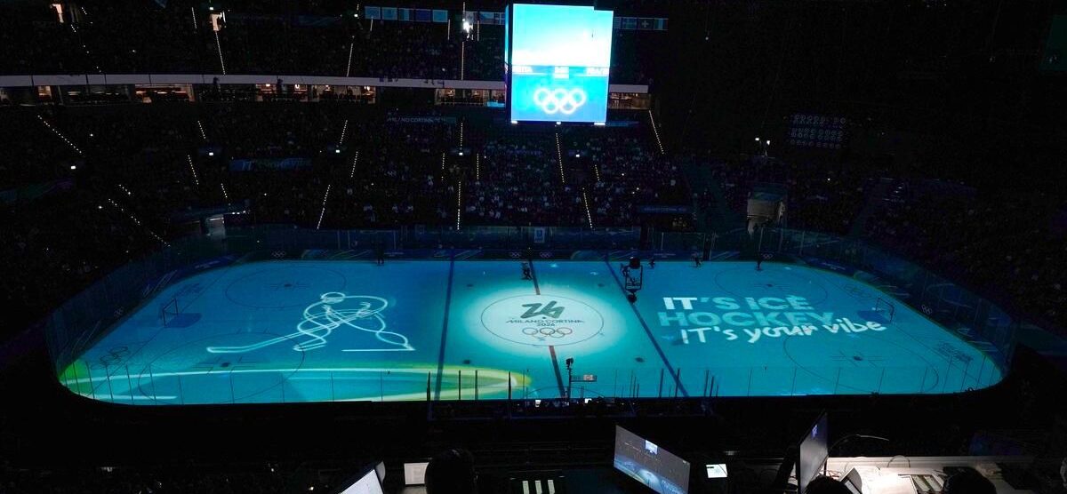 Coni Olimpiadi MIlano Cortina Italia Hockey ghiaccio Santagiulia Ice Hockey Arena - foto Scaccini/Coni