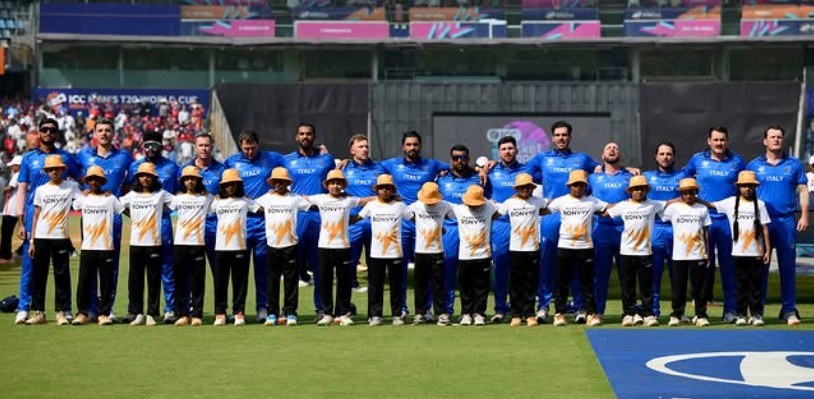 Cricket Italia ai Mondiali - foto Instagram