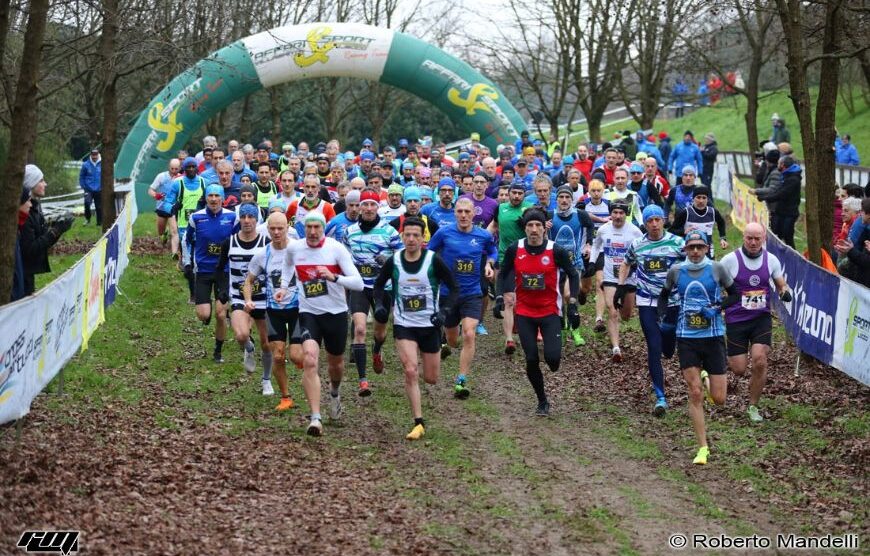 Cross per tutti Lissone partenza gara maschile 2026 - Foto Roberto Mandelli/Fidal
