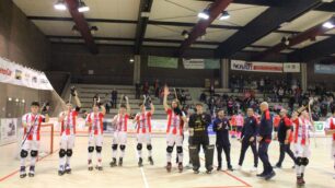 HRC Monza squadra saluto - foto Max Pogliari Hrc Monza