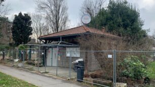 Monza chiosco via Sant'Andrea