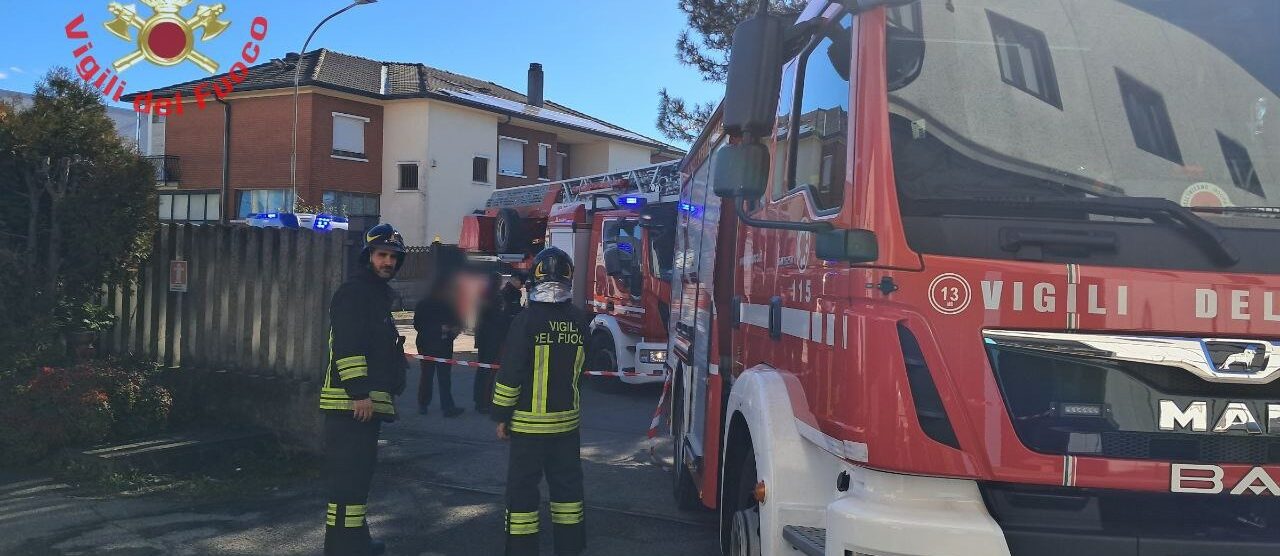 Nova Milanese vigili del fuoco esplosione