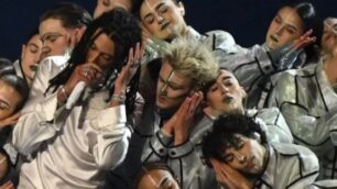 Olimpiadi Alessia Rondinelli Barlassina Seveso esibizione con Ghali