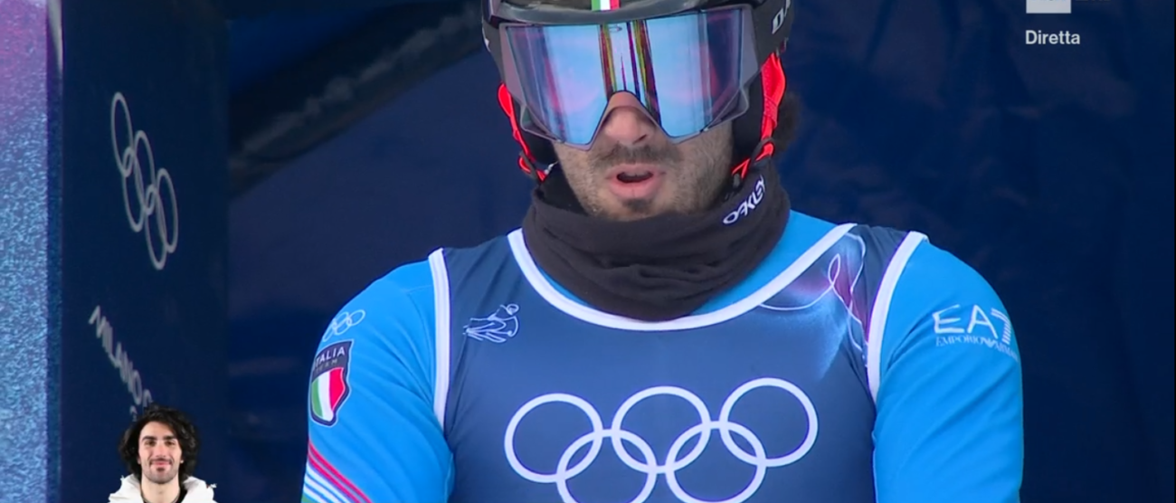 Olimpiadi Milano Cortina Tommaso Sala partenza