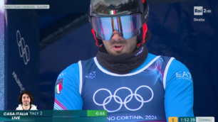 Olimpiadi Milano Cortina Tommaso Sala partenza