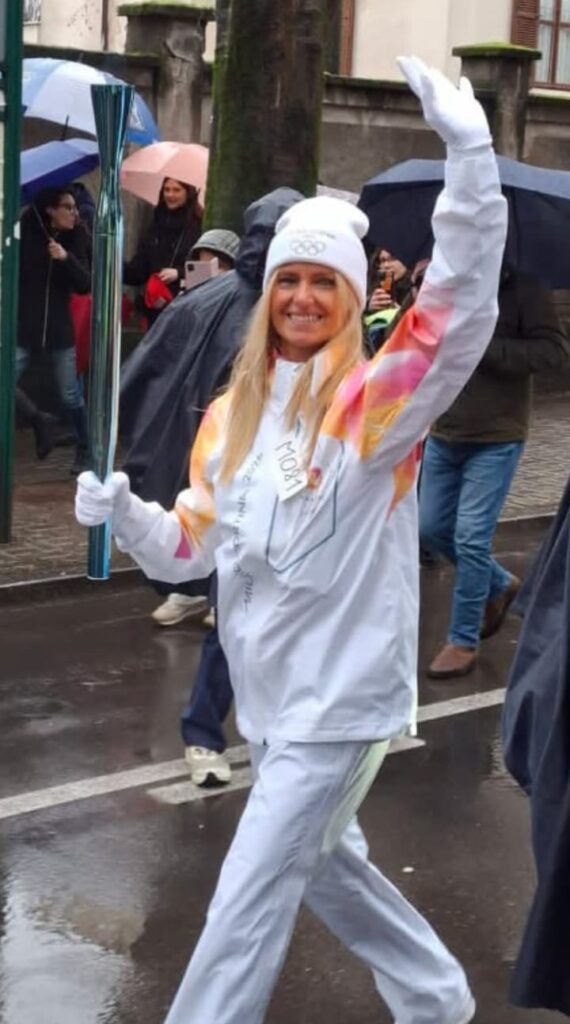 Olimpiadi Monza Antonella Mauri tedofora