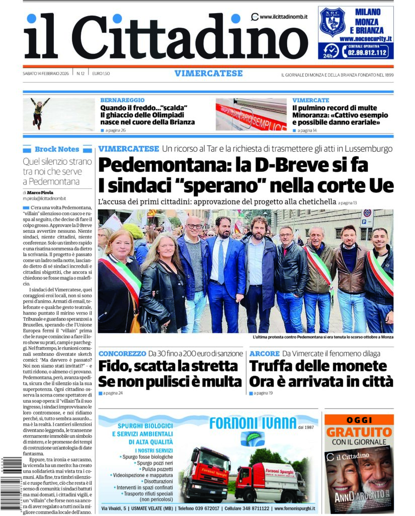 Edizioni del sabato 2026 14 febbraio