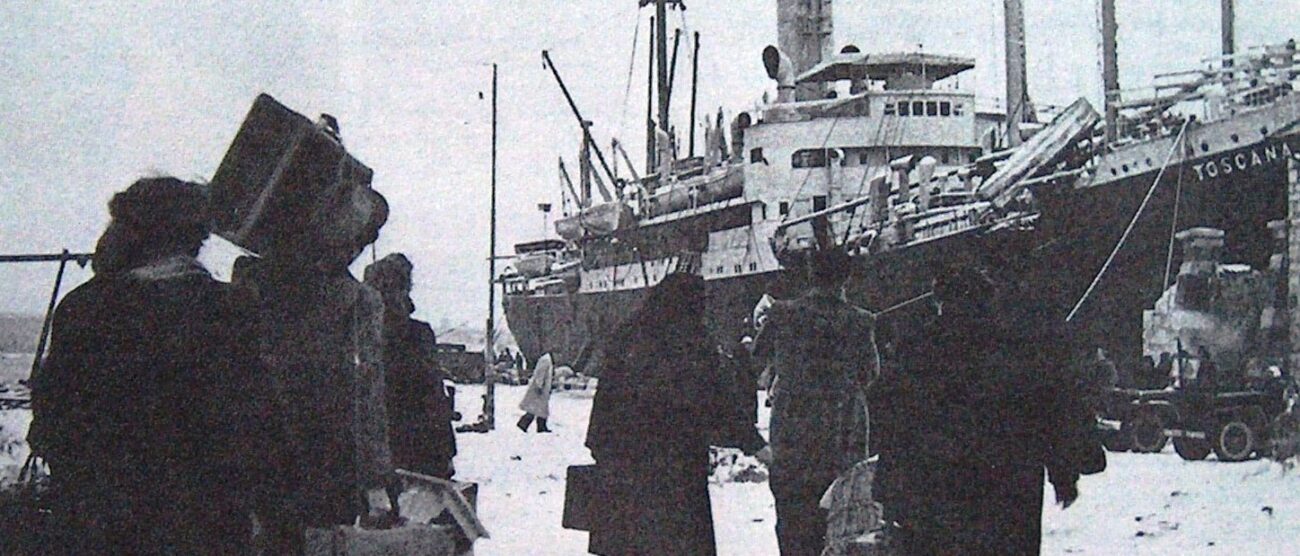 Il piroscafo Toscana a Pola