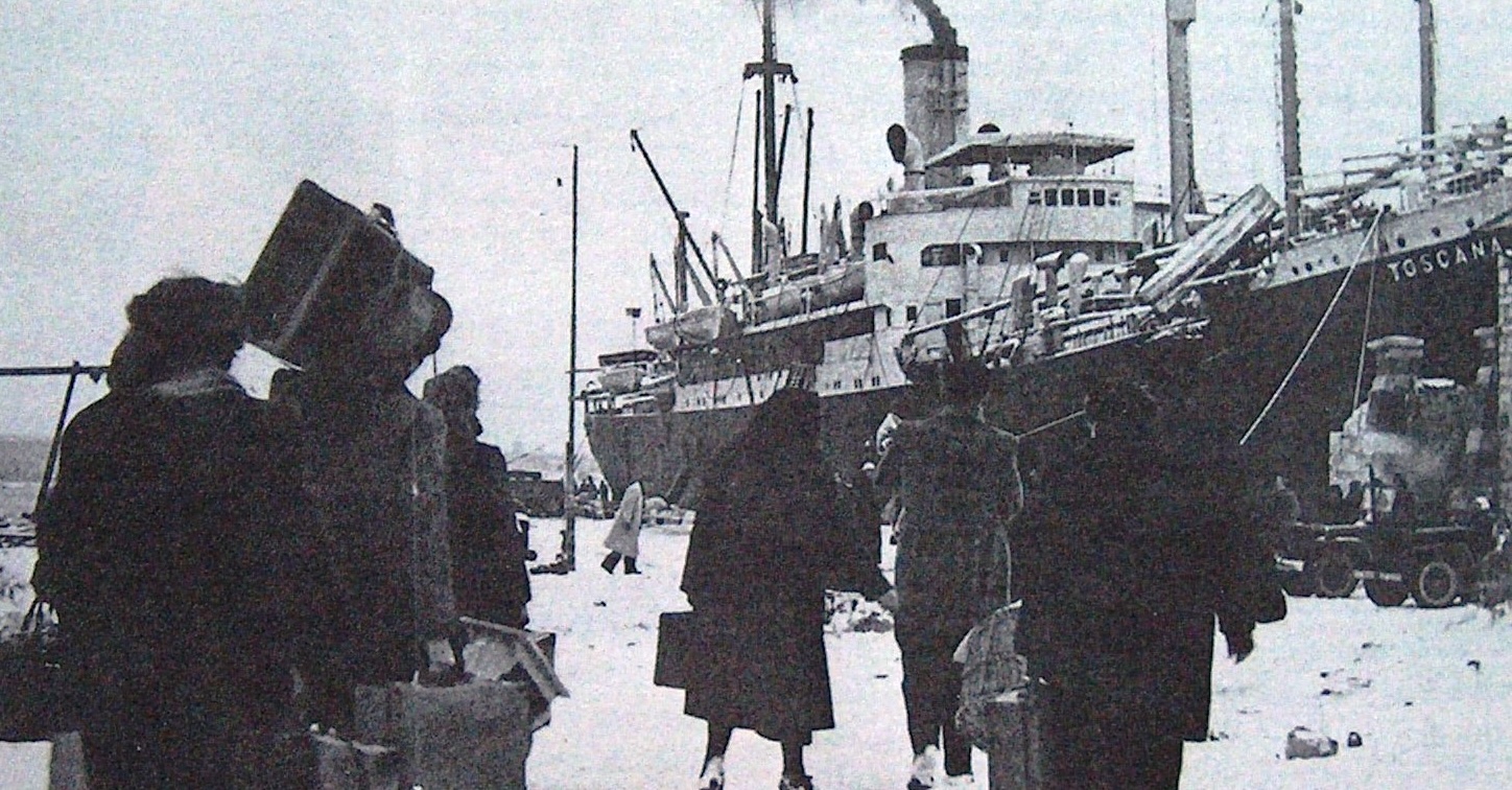 Il piroscafo Toscana a Pola