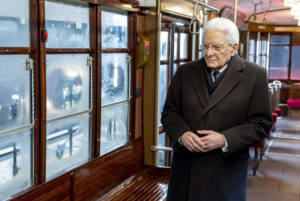 Quirinale Olimpiadi Milano Cortina Mattarella tram