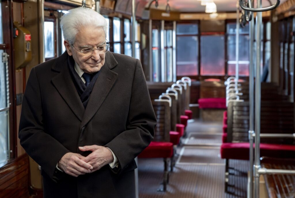 Quirinale Olimpiadi Milano Cortina Mattarella tram