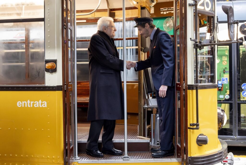 Quirinale Olimpiadi Milano Cortina Rossi saluto Mattarella tram