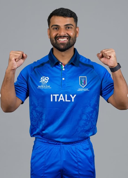 Cricket Italia ai Mondiali Syed Zain Naqvi - foto Instagram
