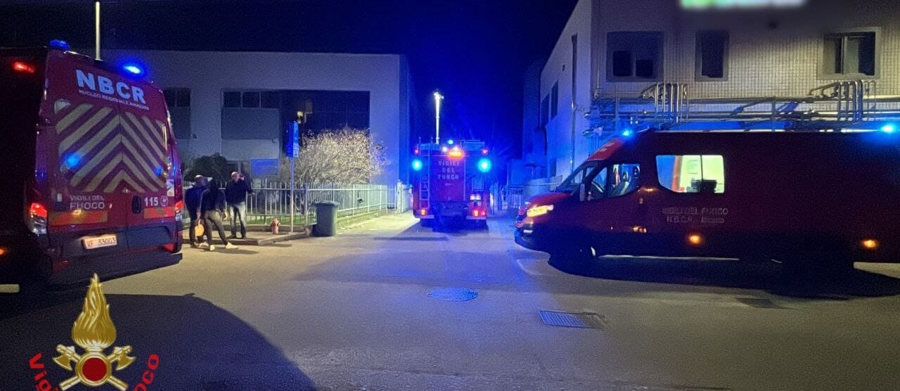 Vigili del Fuoco infortunio Agrate Brianza