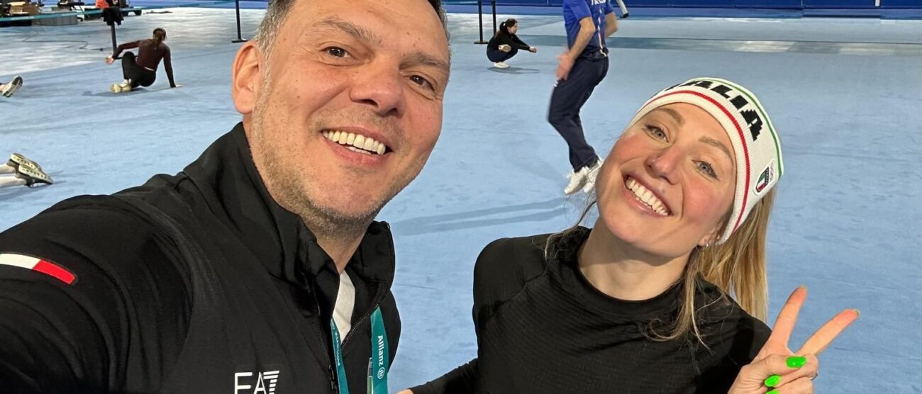 Luca Arosio con Francesca Lollobrigida