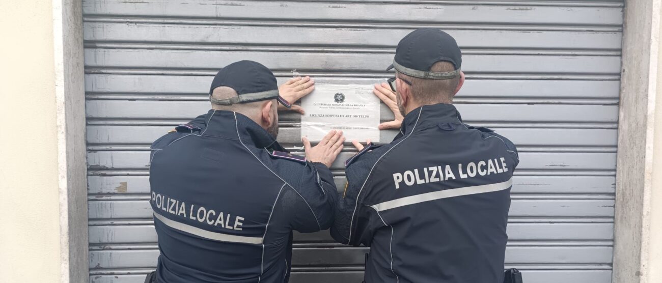 Seregno 2026 esercizio di vicinato questura chiusura