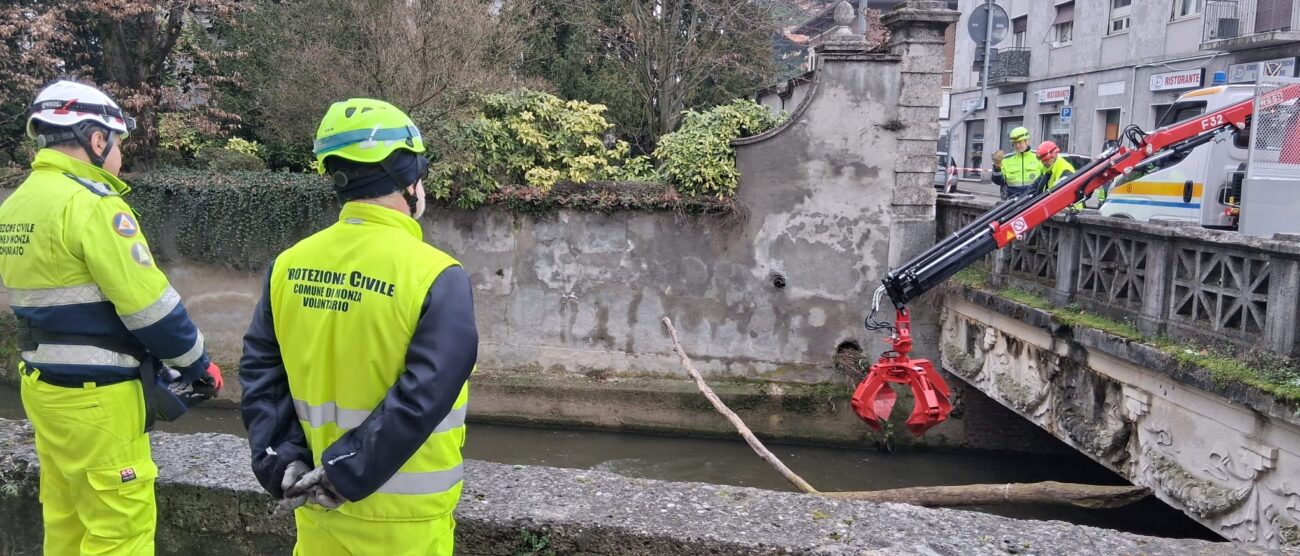 Monza 2026 protezione civile ponti pulizia