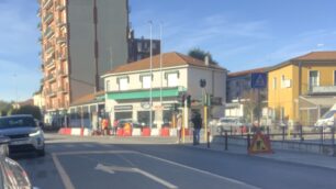 Arcore cantiere rotatoria via Casati via Roma