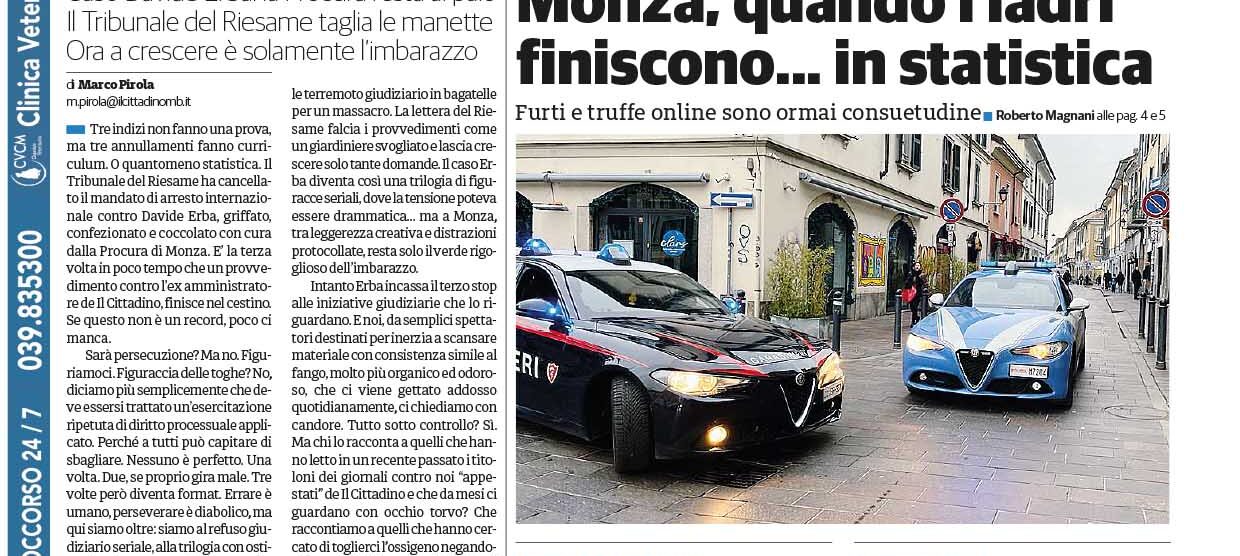 Il Cittadino giovedì 19 febbraio 2026