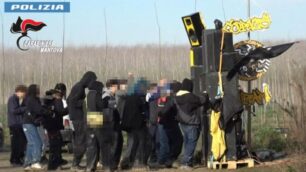 Rave di San Valentino, una foto diffusa dalla Polizia di Stato